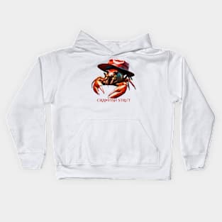 Crawfish Art Kids Hoodie